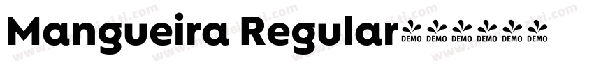 Mangueira Regular字体转换